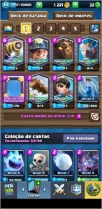 CONTA CLASH ROYALE , LVL 10 , 6 LENDARIAS , ARENA , ARENA 8