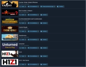 CONTA STEAM - Counter Strike CS