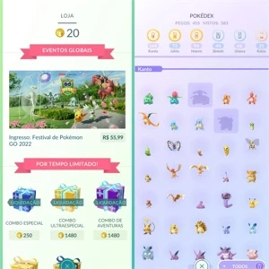 Conta Pokemon Go Nível 38 - Pokémon