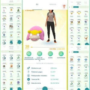 Conta Pokemon Go Nível 38 - Pokémon