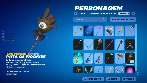 Conta Fortnite Rara Star Wars, Naruto, FNCS Axe Aceito Propo