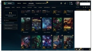 CONTA LOL PLATINA 2 - League of Legends