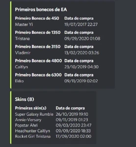 Recuperação E Dados De Acc Lol - League of Legends