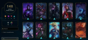 melhor preço, Conta lol com lindas skins. - League of Legends