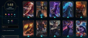 melhor preço, Conta lol com lindas skins. - League of Legends