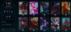 melhor preço, Conta lol com lindas skins. - League of Legends