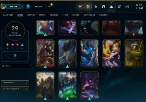Conjunto de contas LoL - Full Acesso - League of Legends