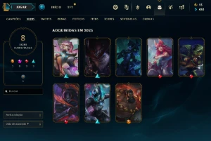 Conjunto de contas LoL - Full Acesso - League of Legends