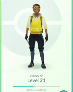 Conta Pokémon go Lvl 21 + 85 mil em Stardust