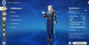 Ar 60 Liney, neuvillett, Wriothesley - Genshin Impact