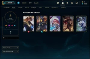 Conta smurf gold 1 61% de winrate (email nao confirmado) - League of Legends LOL