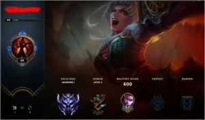 Conta League of Legends Diamante LOL
