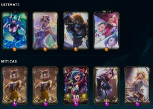 Conta LoL Diamante 4 (MMR D3/D2) com 176 Skins - League of Legends