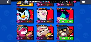 Conta brawl stars com passe Plus 3 lendários skin lendária