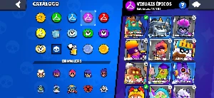 Conta brawl stars com passe Plus 3 lendários skin lendária