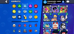 Conta brawl stars com passe Plus 3 lendários skin lendária