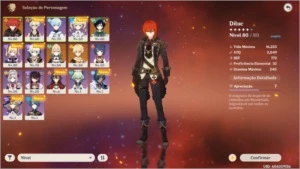 Diluc/Venti/Jean/AR 43 - Genshin Impact