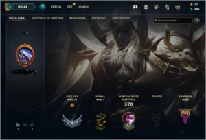 Conta Lol 8 Anos RARA, lvl 135 & Wild Rift Esmeralda - League of Legends
