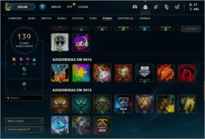 Conta Lol 8 Anos RARA, lvl 135 & Wild Rift Esmeralda - League of Legends