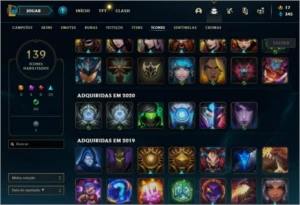 Conta Lol 8 Anos RARA, lvl 135 & Wild Rift Esmeralda - League of Legends