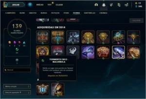 Conta Lol 8 Anos RARA, lvl 135 & Wild Rift Esmeralda - League of Legends