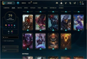 Conta Lol 8 Anos RARA, lvl 135 & Wild Rift Esmeralda - League of Legends