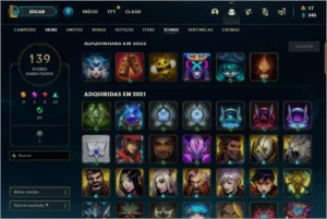 Conta Lol 8 Anos RARA, lvl 135 & Wild Rift Esmeralda - League of Legends