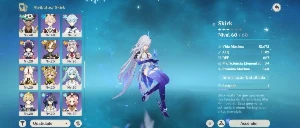 Account With Skirk Ar 55 Male Traveler Asia Server - Genshin Impact