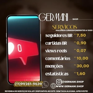 Seguidores Brasileiros Instagram - o mais barato - Redes Sociais