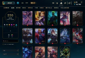 Conta LOL nível 370 - 220 skins - 2 ultimates (MF/Sona) - League of Legends