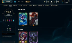 Conta LOL nível 370 - 220 skins - 2 ultimates (MF/Sona) - League of Legends