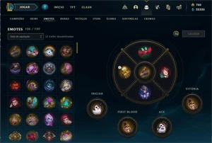 Conta PLATINA 1 - 241 SKINS + Todos CHAMPS - League of Legends LOL
