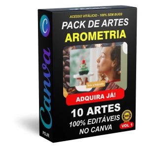 Pack Canva Arometria - 10 Artes Editáveis