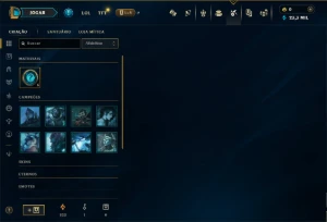 Esmeralda 1 com 95 Champs e 15 Skins - League of Legends LOL