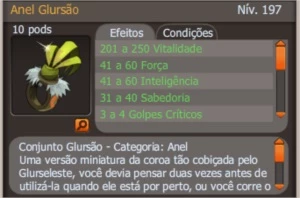 [PROMOÇÃO] anel Glursão exo + PM (SPIRITIA) - Dofus