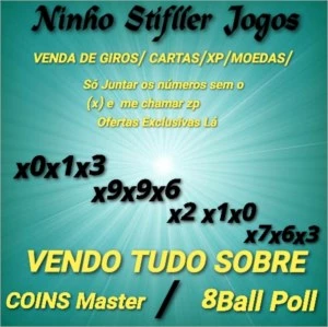 VENDA DE GIROS  COINS MASTER - Outros