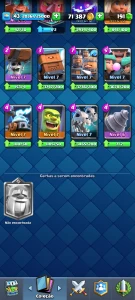 Conta Clash royale Nv 43