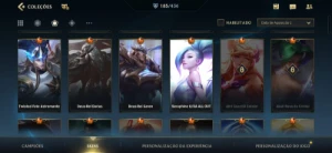 Ex Desafiante-185 Skins(Muita Lendária/Épic)-Wukong Radiante - League of Legends: Wild Rift LOL WR