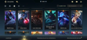 Ex Desafiante-185 Skins(Muita Lendária/Épic)-Wukong Radiante - League of Legends: Wild Rift LOL WR