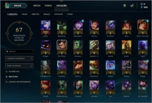 COnta prata - League of Legends LOL