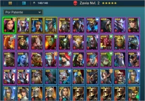 CONTA RAID SHADOW LEGENDS 4 LENDARIOS (ZAVIA) 26K ENERGIA - Outros