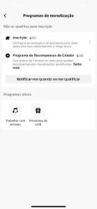 Conta TikTok +71k Seguidores +435k Curtidas Monetizada - Redes Sociais