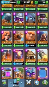 CONTA CLASH ROYALE