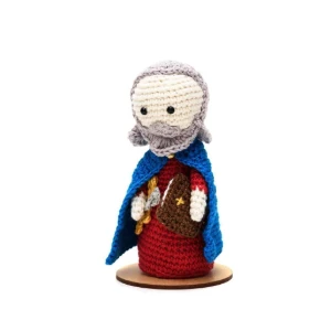 São Pedro em amigurumi - Artesanato e Personalizados