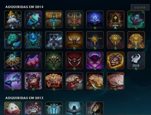 Conta League of Legends Mestre | Criada em 2013 LOL