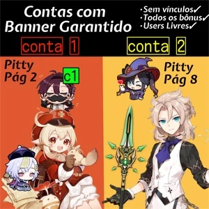Combo duas contas no garantido! - Genshin Impact
