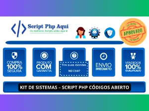 Kit De Sistemas – Script Php Códigos Aberto - Outros