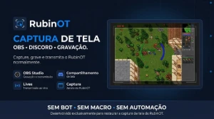 RubinOT Captura de Tela | Remover Tela Preta OBS, PRINT etc. - Tibia