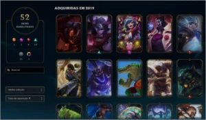 CONTA BRONZE 2 LEVEL 196 NICK MAIN SHACO - League of Legends LOL