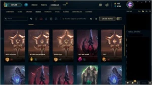 Conta LoL Colecionador 480k RP, 460 skins, Todos os Champs - League of Legends